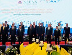 Presiden Joko Widodo Pemimpin ASEAN dan perwakilan ASEAN Inter-Parliament Assembly