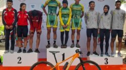 Cabor Balap Sepeda Karawang Raih Medali Emas di Porprov Jawa Barat XIV 2022