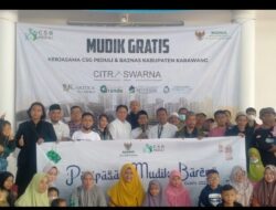 Citra Swarna Group Peduli bersama BAZNAS Karawang  Adakan Mudik Gratis