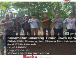 Pemkab Bekasi Survey Titik Lokasi Untuk Jembatan Sungai Cibe’et Penghubung Bekasi-Karawang