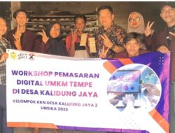 Pelatihan Digitalisasi UMKM Tempe di Desa Kalidung Jaya