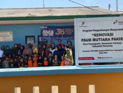 Melalui  Program TJSL  Pertamina PHE ONWJ Renovasi Area PAUD Mutiara Pakis