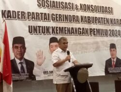 Sosialisasi dan Konsulidasi Pemenangan Prabowo – Gibran di Karawang, Targetkan Satu Putaran