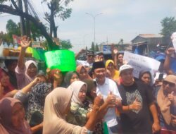 Perdaftaran Cabup dan Cawabup Dani Ramdan – Romli Dikawal Ibu-Ibu