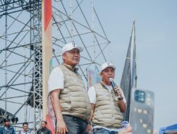 Kampanye Akbar Aep-Maslani Berkomitmenn Majukan Karawang Pada pembangunan Sumber Daya Manusia (SDM) dan Penguatan Ekonomi UMKM