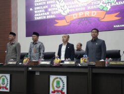 DPRD Kabupaten Karawang Gelar Rapat Paripurna Pengangkatan Bupati dan Wakil Bupati terpilih H. Aep Syaepuloh dan H. Maslani