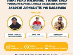 Rangkaian HPN 2025 PWI Karawang Adakan Akademi Jurnalistik