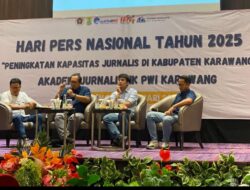 SMSI Apresiasi Akademi Jurnalistik yang Digelar PWI Karawang