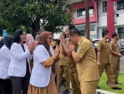 Bupati Karawang,H.Aep Syaepuloh Bersama Karyawan RSUD Adalan Halal Bihalal 