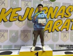 Atlet Muda Asal Karawang, Valent Oliver Can, Raih Medali Emas di Ajang Kejuaraan Nasional Karate Piala Ketua Umum FORKI