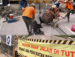 Sambungan Jembatan Flyover Tegal Gede Mulai Di Perbaiki 