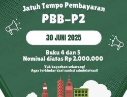 Bapenda Karawang Ingatkan Masyarakat Wajib Pajak PBB-P2 Buku 4 dan 5 dengan Nominal di Atas Rp 2 Juta