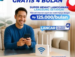 Promo Internet Super Hemat: Bayar 8 Bulan, Gratis 4 Bulan Hanya di BNET