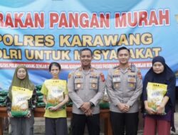 Polres Karawang Gelar Pasar Murah Beras Premium Hingga 17 Agustus 