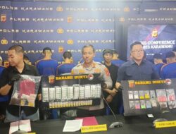 Satreskrim Narkoba Polres Karawang Ringkus Bandar Narkoba di Karawang