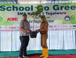 Camat Tegal Waru Mengapresiasi Kegiatan “School Go Green” Telaga Desa KIIC 