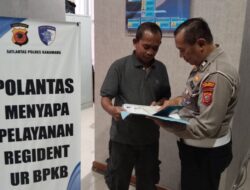 Progam Polantas Menyapa Permudah Pelayanan BPKB Kendaraan di Polres Karawang 