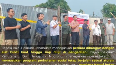 Hutan Produksi Disalahgunakan untuk Pengolahan Sampah, Gakkum Kehutanan Limpahkan Tersangka ke Kejari Karawang