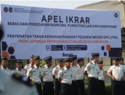 Lapas Karawang Berkomitmen bebas dari Peredaran Narkoba dan Pungutan Liar 