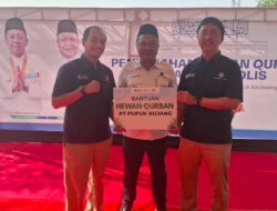Pupuk Kujang Salurkan 51 Ekor Sapi di Hari Raya Idul Adha 1447 H