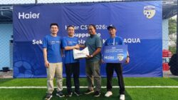 Haier Bina Talenta Lokal lewat Sekolah Sepak Bola (SSB) AQUA-Haier Cetak Atlet Masa Depan