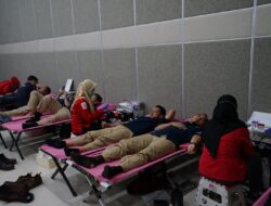 Dukung Pasokan Darah di Karawang, Pupuk Kujang Gelar Donor Darah Massal ielang HUT ke-51 