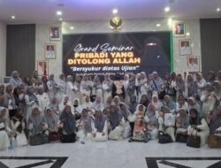 Belajar Ikhlas dan Bersyukur, Seminar “Pribadi Ditolong Allah” Hadirkan Ruang Pemulihan Spiritual