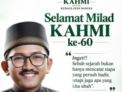 HUT KAHMI ke-60, MD KAHMI Karawang Siapkan Potong Tumpeng, Lomba Catur dan Minisoccer