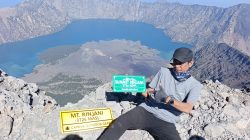 Jurnalis Adventure Tuntaskan Top Summit Gunung Rinjani