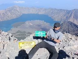 Jurnalis Adventure Tuntaskan Top Summit Gunung Rinjani